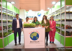 The team of Rise ‘n Shine Biotech from India who were presenting their products and services at the IPM Essen for the first time.